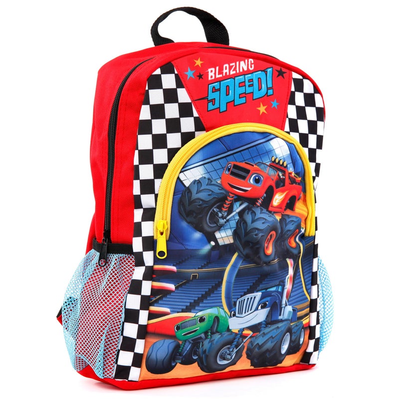 Blaze and The Monster Machines Backpack | Boys Backpacks | Monster Trunk School Bags for Kids - Image 3